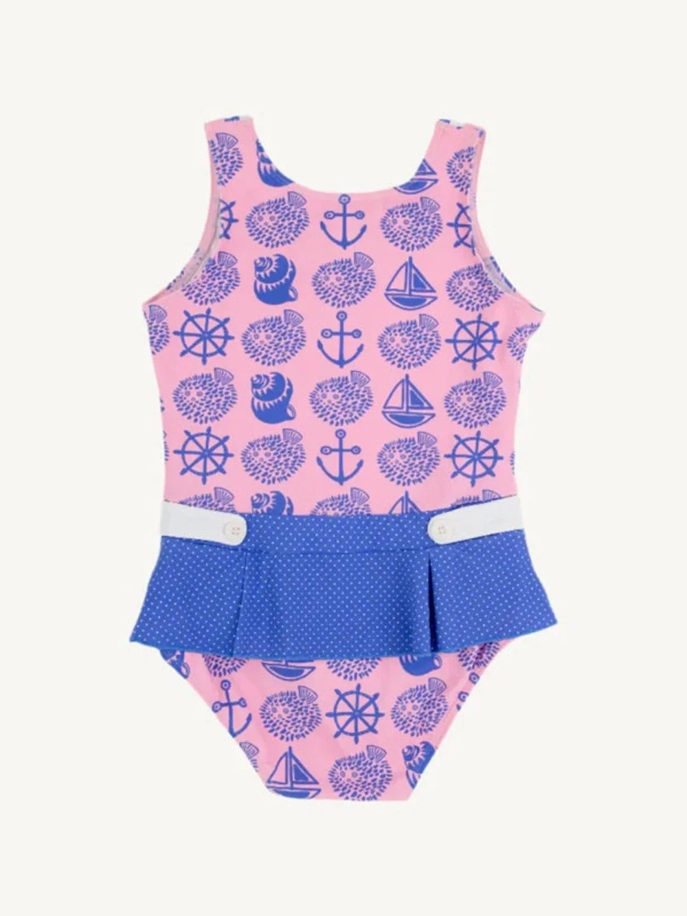 TBBC Bridgehampton Bathing Suit 3T Wilmington Waters Rockefeller Royal Micro Dot